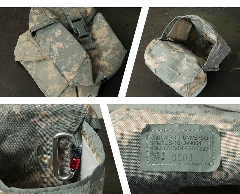 MILITARY 実物 USED 米軍 IMPROVED FIRST AID KIT ポーチ ACU