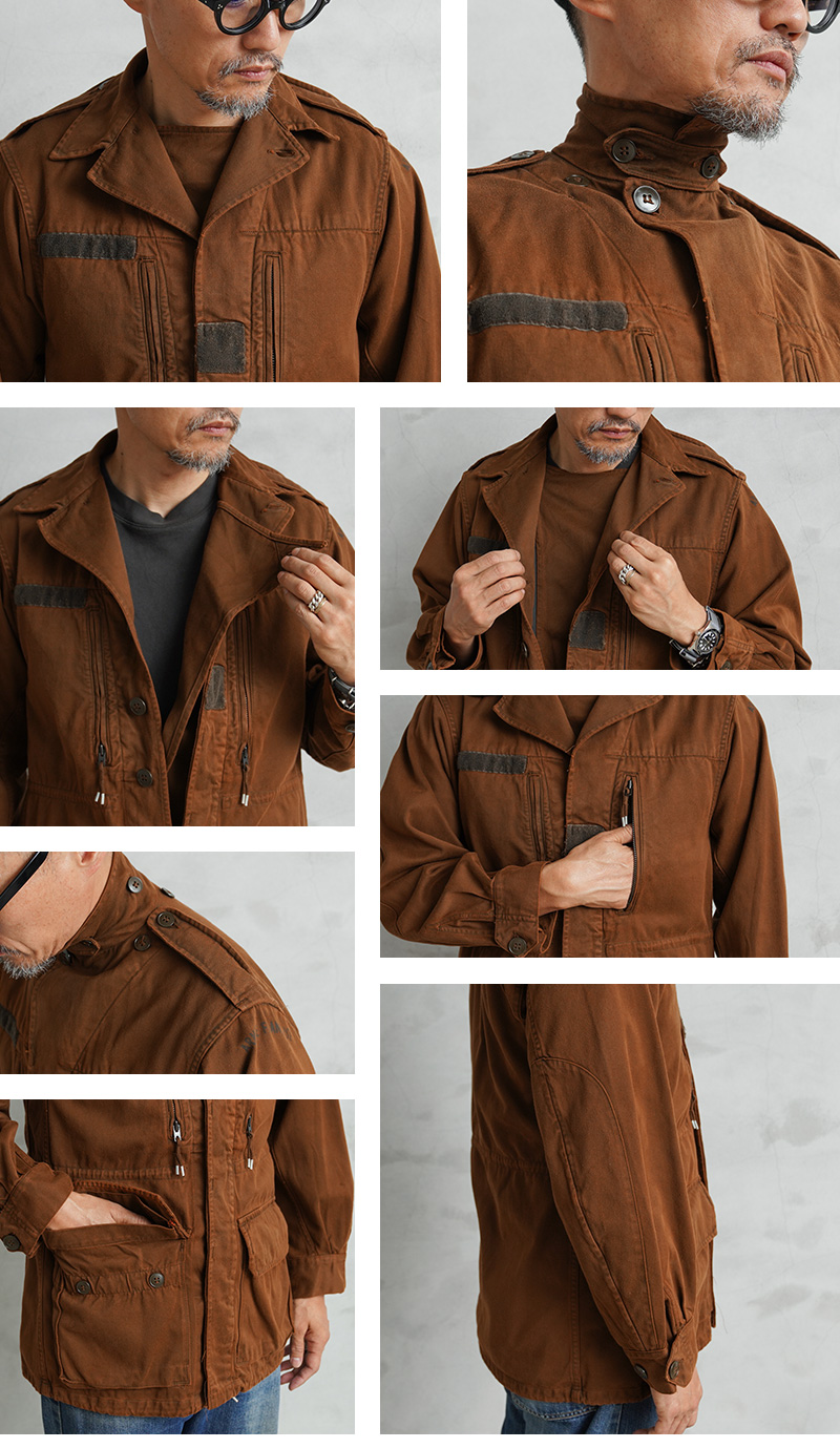 MILITARY(ミリタリー) 実物 USED フランス軍 M-64 ジャケット BROWN MILITARY(ミリタリー) 実物 USED フランス軍 M-64 ジャケット BROWN