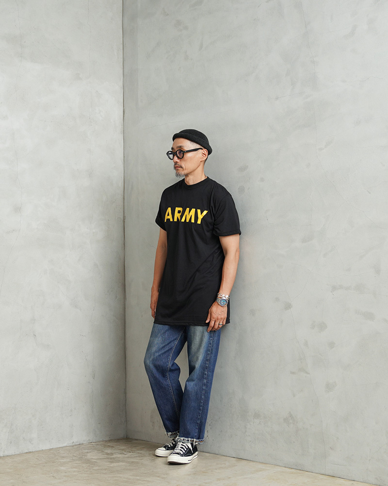 未使用　米軍ミリタリー Tシャツ　メイドインUSA  アメリカ製　3枚セット 実物 USED 米軍 U.S.ARMY ブラック トレーニングTシャツ ミリタリー