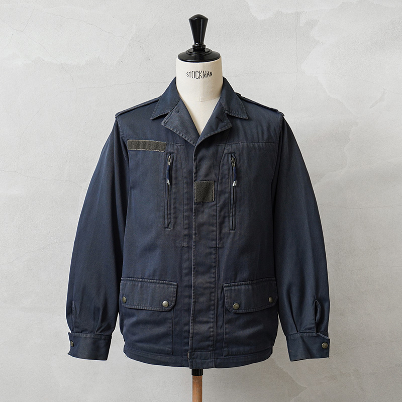 80'sビンテージ古着！フランス軍実物 F-2 ミリタリー ジャケット 後染め黒 MILITARY 今だけ15％OFF！実物 USED フランス軍 F-2 ジャケット