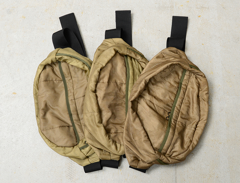 WAIPER.inc 実物 米軍 ポンチョライナー リメイク ボディバッグ