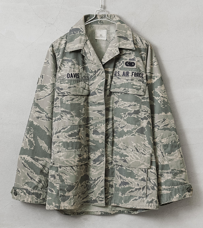 90s アメリカ軍 USAF ユーティリティジャケット ミリタリー 実物 90s 米軍実物 USAF ユーティリティジャケット ヴィンテージ 38S