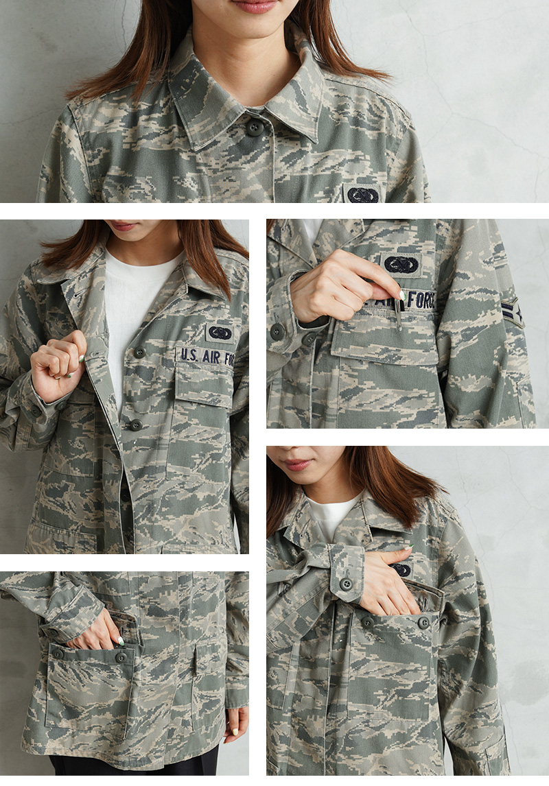 MILITARY 実物 USED 米空軍 レディース U.S.A.F ABU