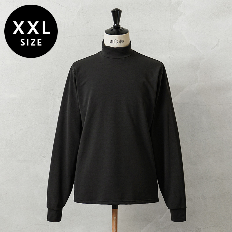 8gshoot モックネックBLACK/BLACK 長袖　新品未着用　サイズL 新品】8g shoot MOCK NECK 長袖 黒 8gshoot
