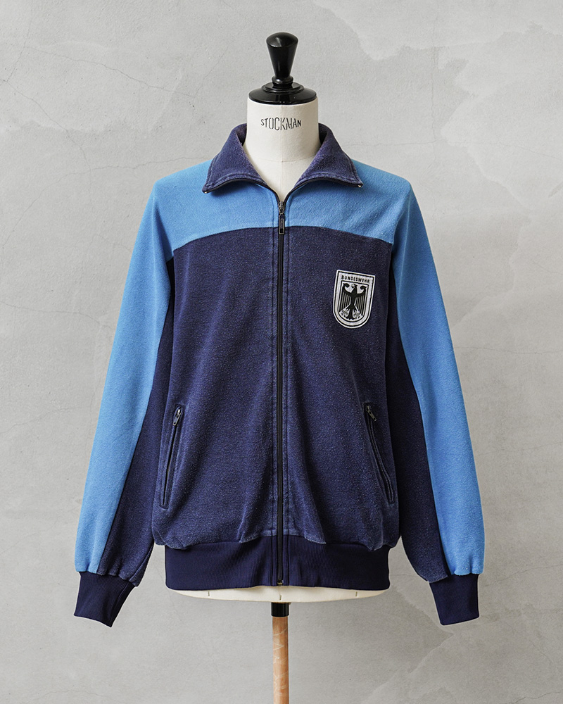 セットアップ 東ドイツ軍 ジャーマン ミリタリー ジャージ トラックジャケット MILITARY 実物 USED ドイツ軍 adidas社製 トレーニング