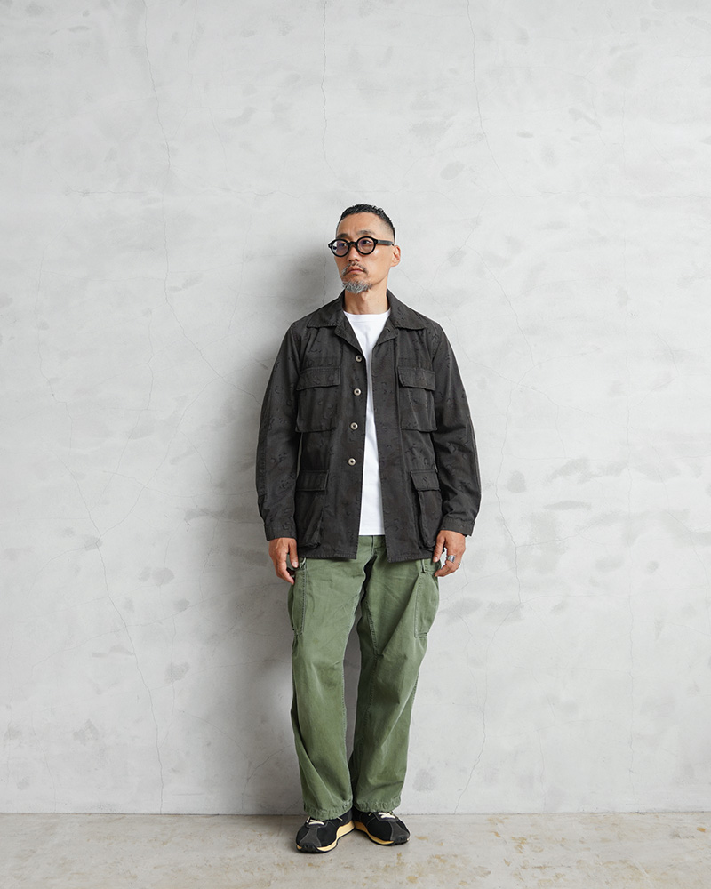 MILITARY 実物 USED 米軍 6Cデザート（チョコチップ）カモ BDU