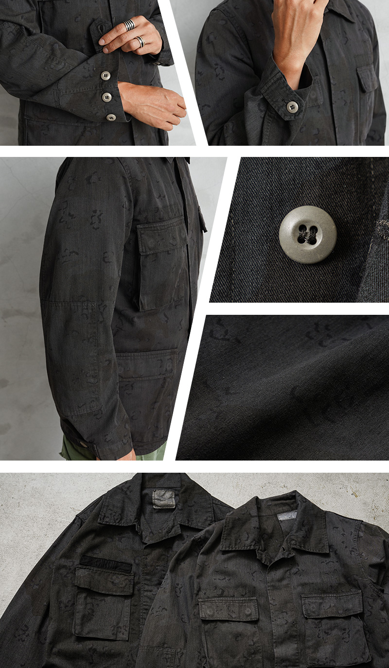 MILITARY 実物 USED 米軍 6Cデザート（チョコチップ）カモ BDU