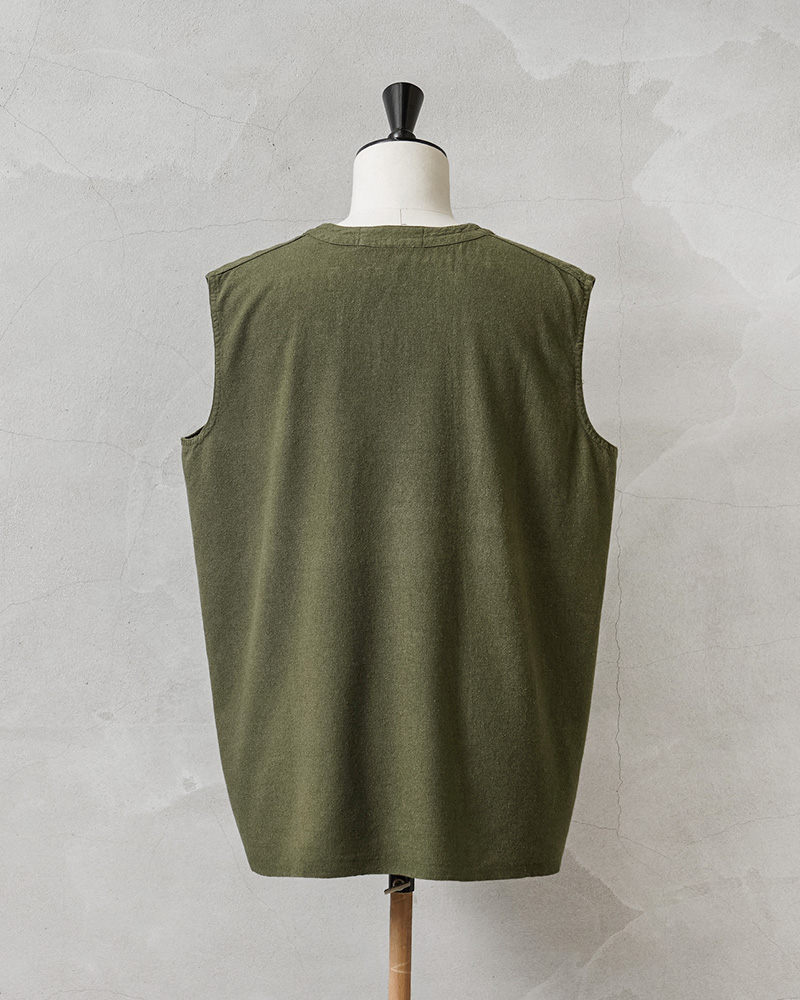 MILITARY 実物 新品 デッドストック フランス軍 リネンベスト