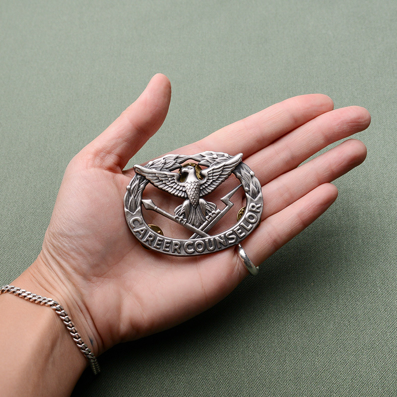 実物 新品 デッドストック 米軍 INSIGNIA ARMY CAREER COUNSELOR
