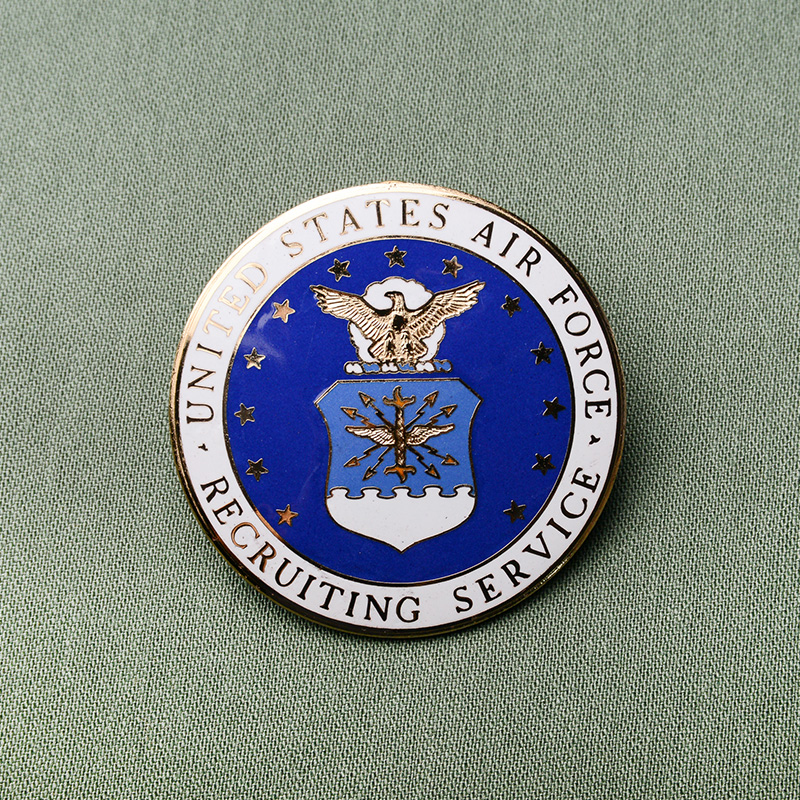 実物 新品 デッドストック 米空軍 INSIGNIA USAF RECRUITING