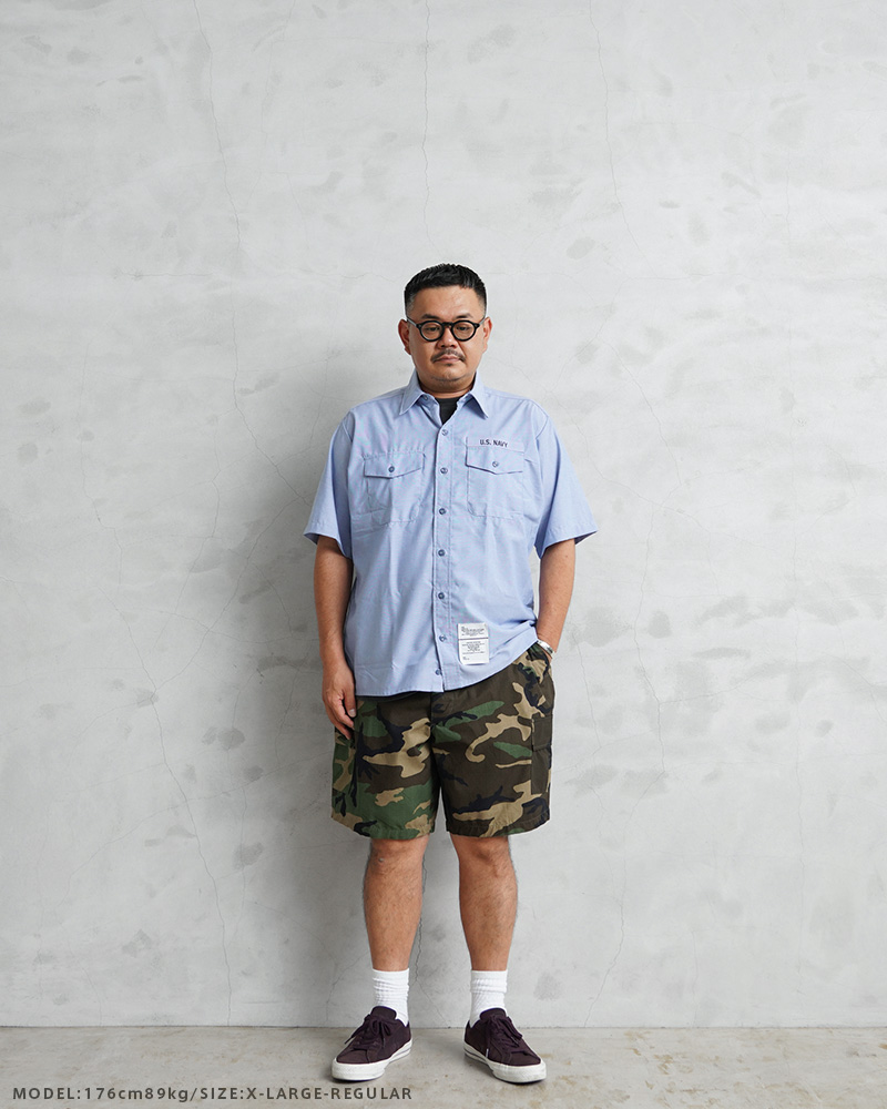 実物 新品 デッドストック 米軍 リメイク WOODLAND CAMO