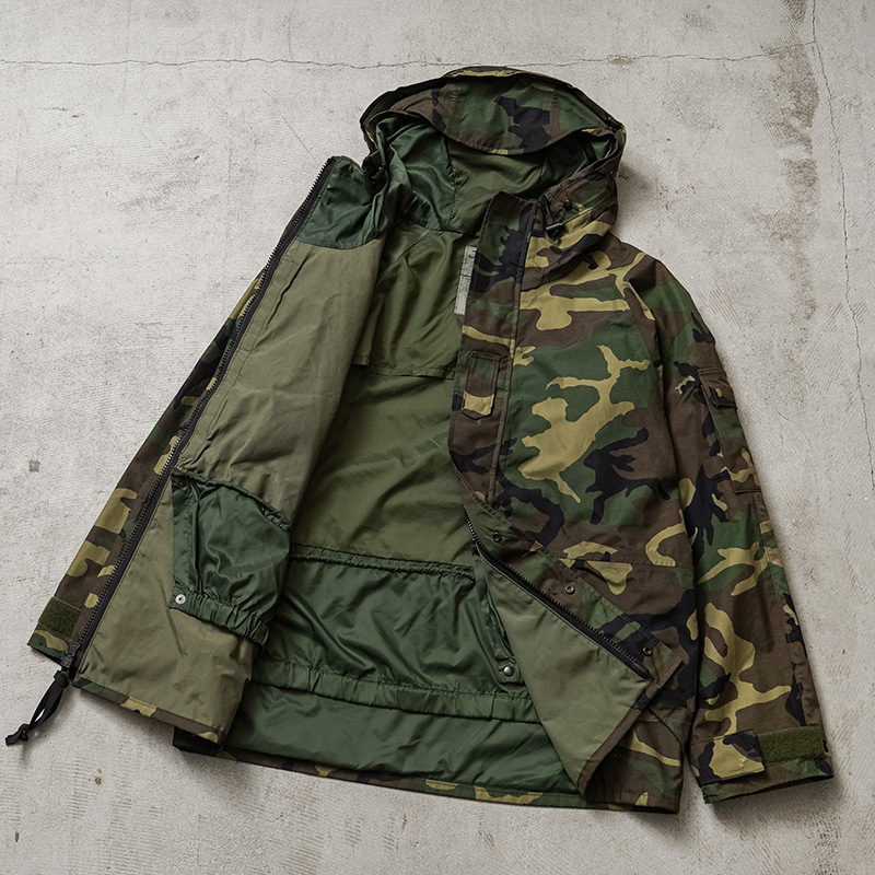 【未使用】フランス軍実物 ウッドランド カモ ゴアテックス パーカー 中古】フランス軍 ウッドランド カモ ゴアテックス パーカー メンズ
