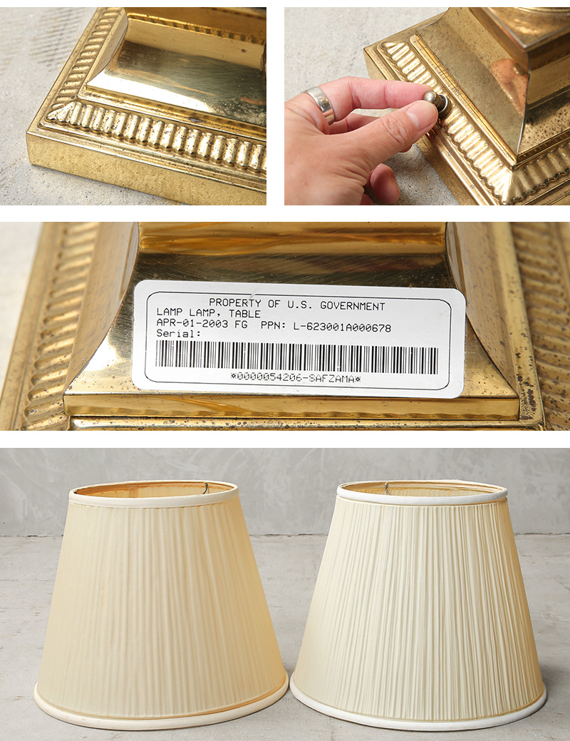 MILITARY（ミリタリー） USED 米軍放出 真鍮製 パイナップル型 ガラス