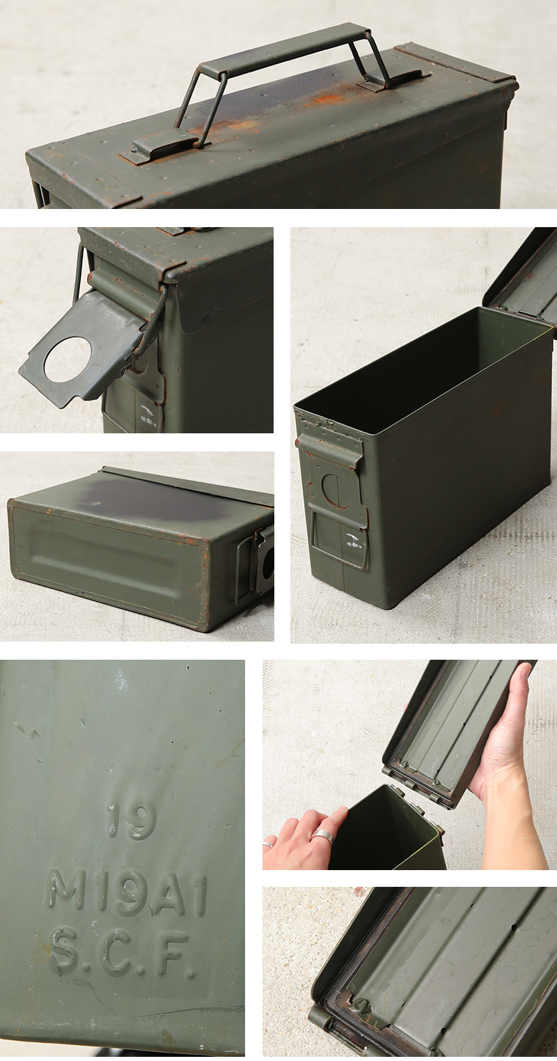 米軍ア－モボックス 楽天市場】米軍 アンモボックス 50CAL ミディアム USED BX144UN