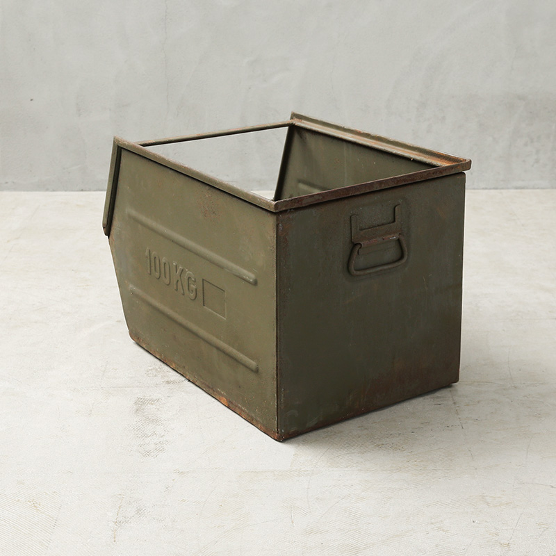 別途送料1,650円】実物 USED チェコ軍 ビンテージ スチール ストレージ