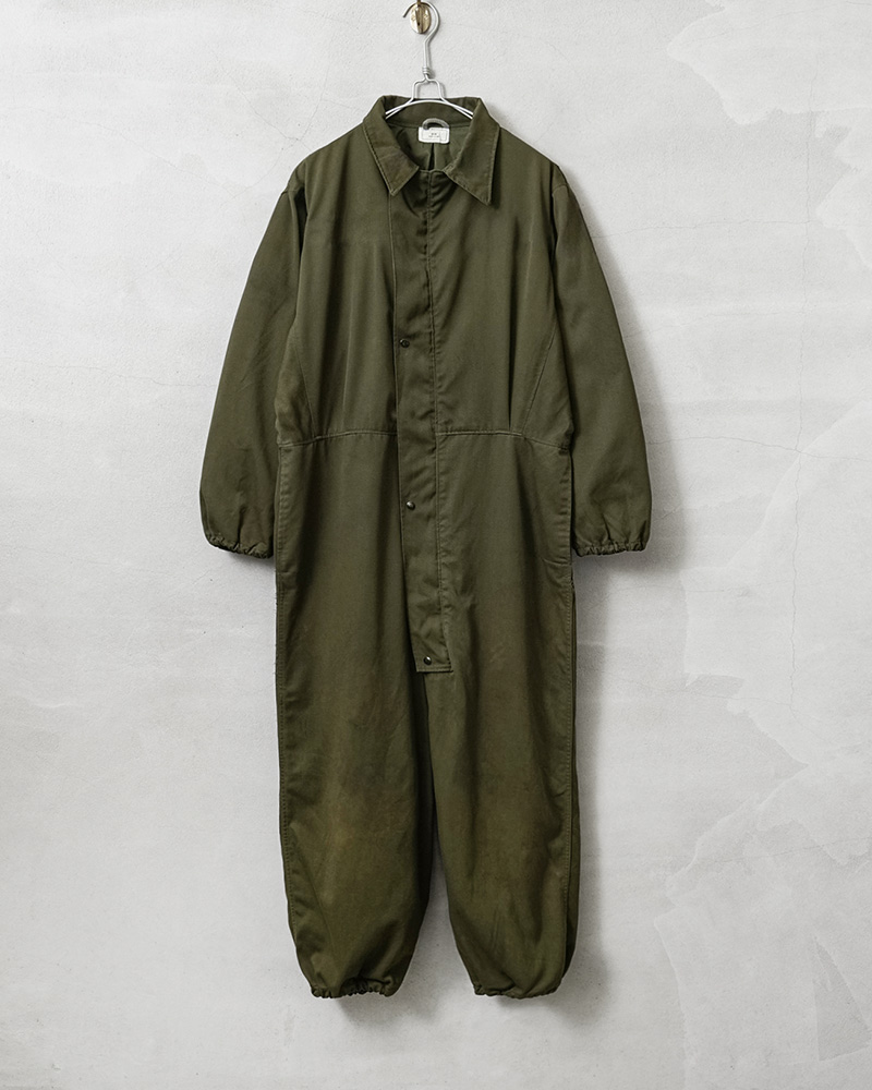 実物 USED 米軍 ヘリクルー メカニック カバーオール ブラスジップ