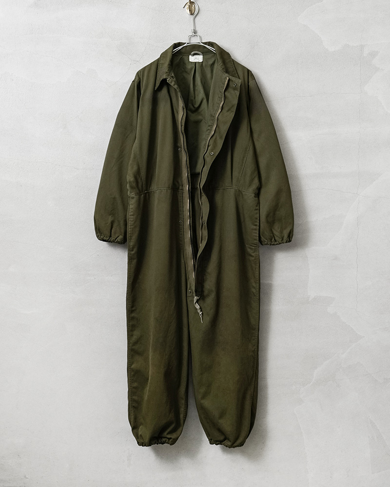 実物 USED 米軍 ヘリクルー メカニック カバーオール ブラスジップ
