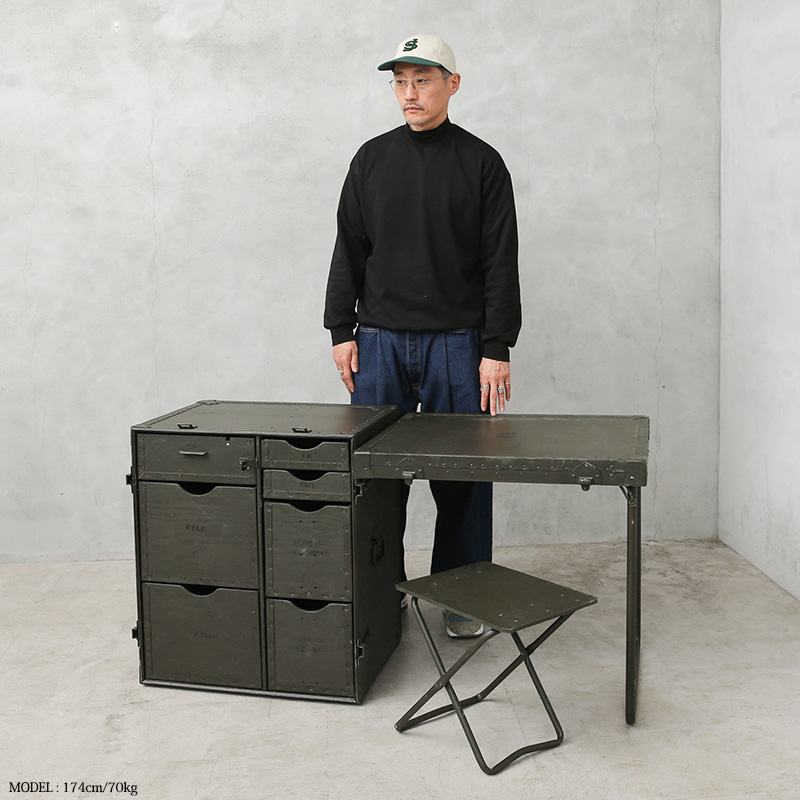 1944 米軍 US フィールドデスク チェスト キャビネット ツールボックス MILITARY（ミリタリー） 実物 USED 米軍 U.S.ARMY 米陸軍 フィールド