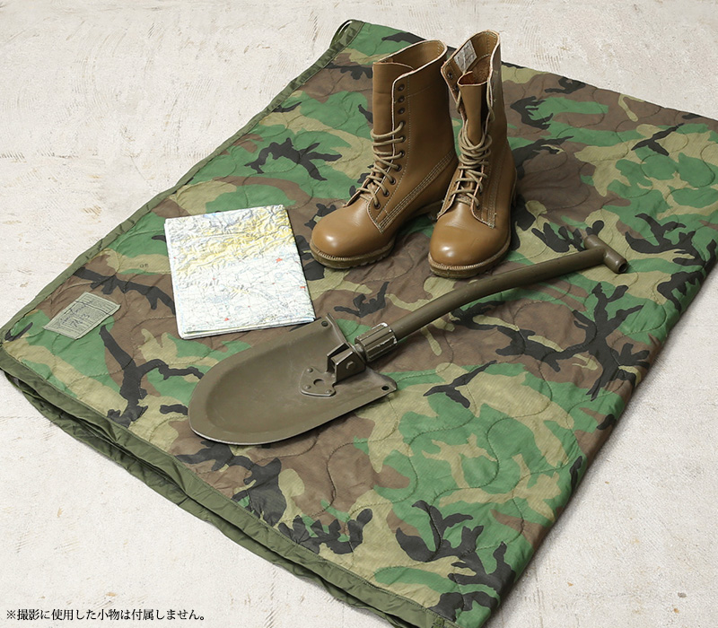ssx2673デッドストック 米軍実物 ポンチョライナー ウッドランドカモ MILITARY（ミリタリー） 実物 USED 米軍 ポンチョライナー ウッド