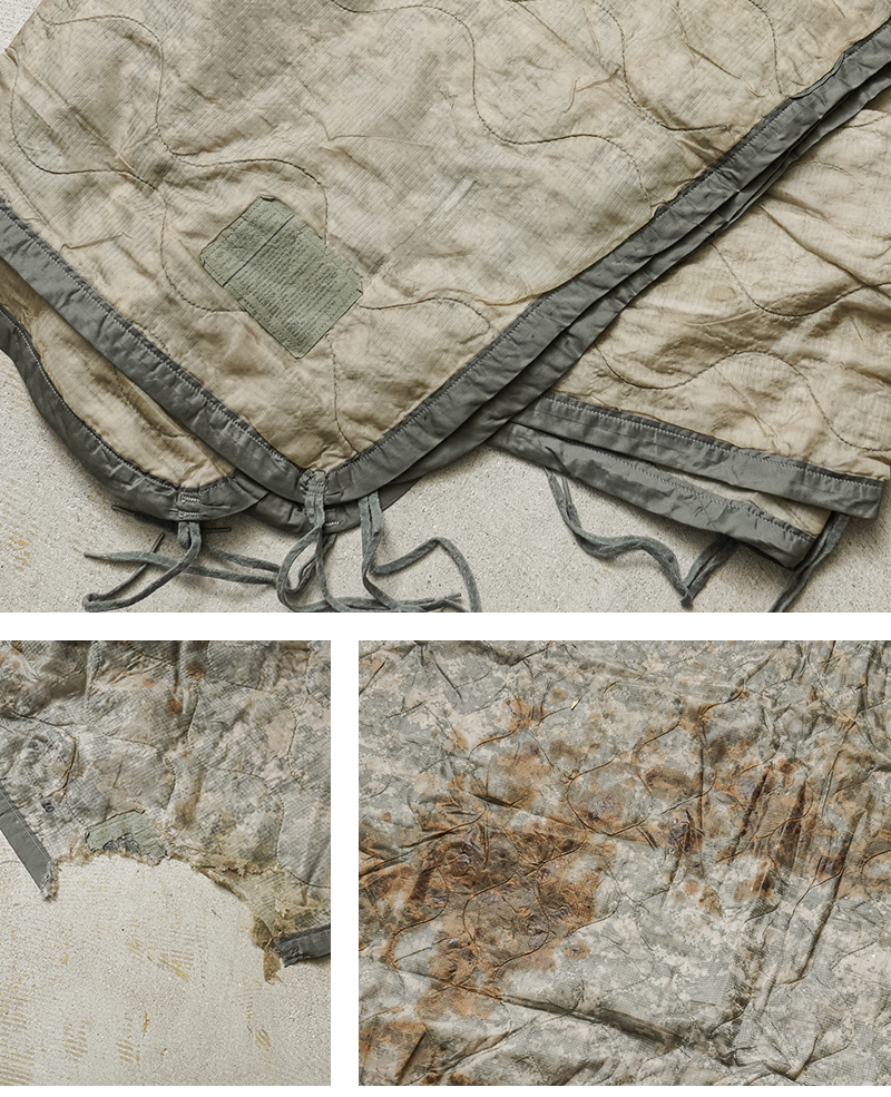 リジェクト 訳あり品 実物 USED 米軍 ポンチョライナー ACU（UCP