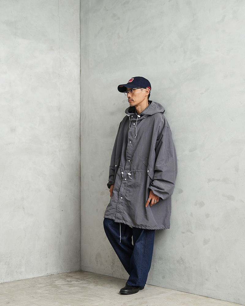 MILITARY（ミリタリー） 実物 USED 米軍 スノーカモ モッズコート GRAY
