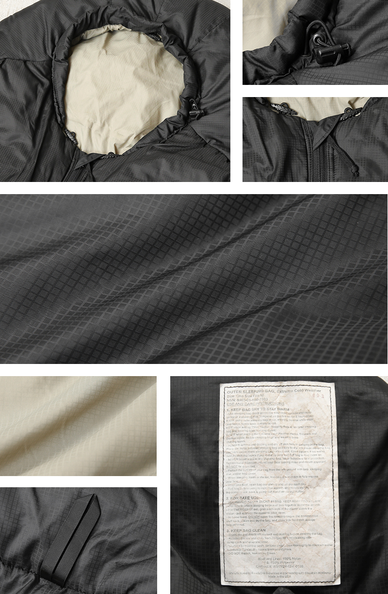 MILITARY（ミリタリー） 実物 USED 米軍 極寒地用 OUTER スリーピング