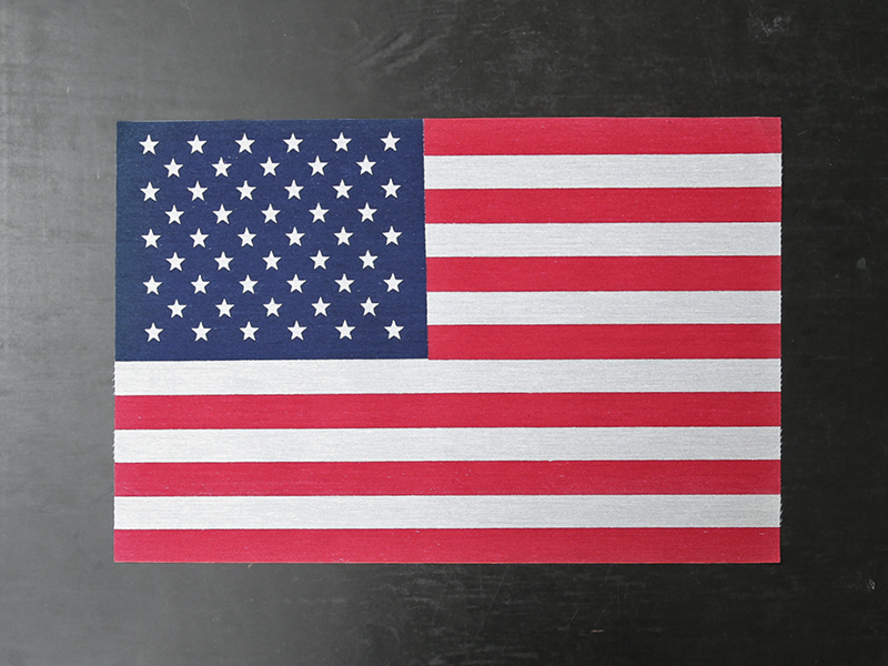 米軍実物品、ＢＩＧサイズ⁂レア/ アメリカ国旗【在日米軍放出品】 実物 新品 デッドストック 米軍 ハンドフラッグ アメリカ国旗