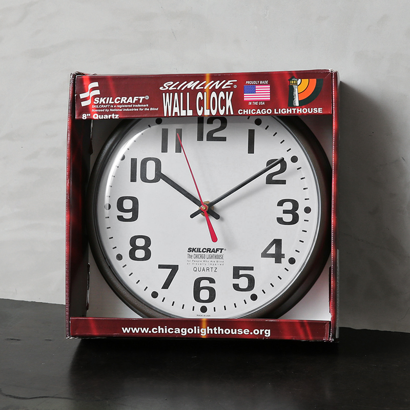 SKILCRAFT WALL CLOCK 米軍　新品　1点限り！！ MILITARY（ミリタリー） 実物 新品 デッドストック 米軍 SKILCRAFT社製