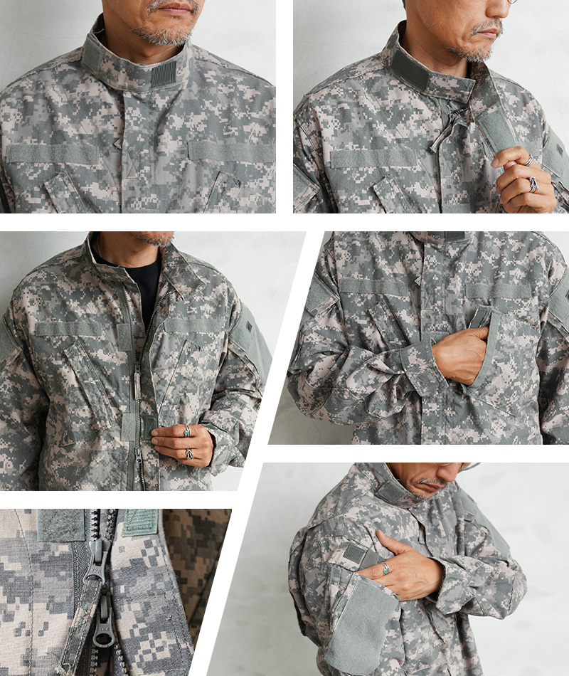 MILITARY（ミリタリー） 実物 新品 デッドストック 米軍 ACU FLAME