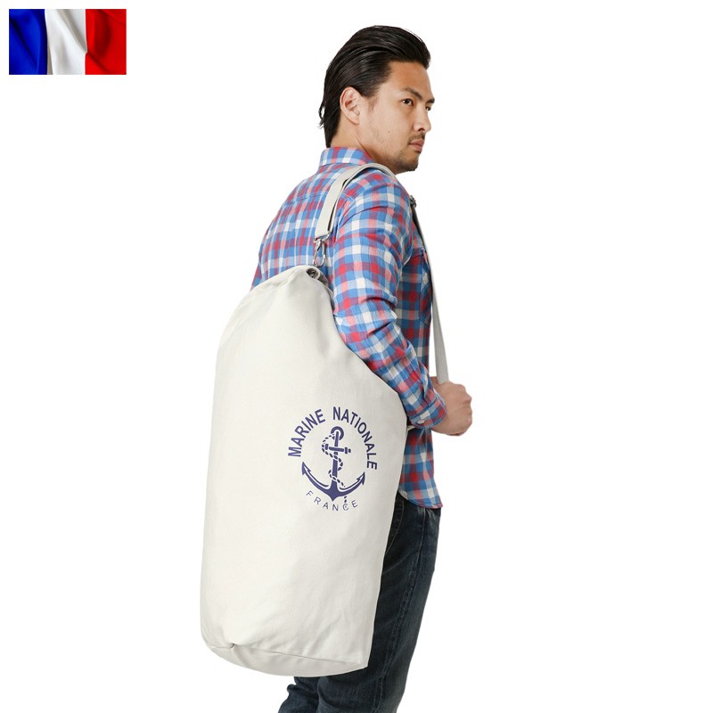 新品 フランス軍タイプ MARINE NATIONALE ダッフルバッグ Large