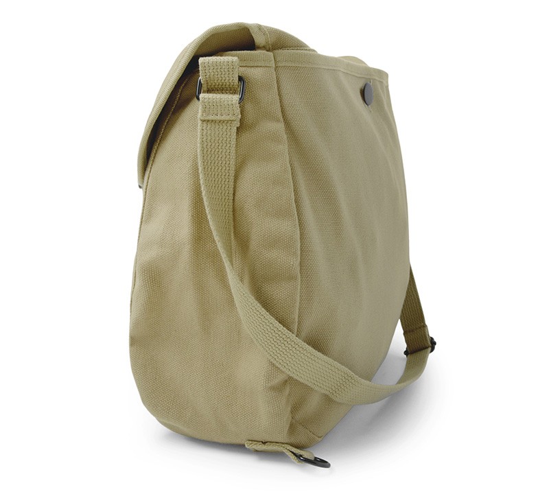 米軍 40's キャンバスバッグ　ショルダーバッグミュゼットバッグ　実物　官給品 40's【ビンテージ】ww2【米軍実物】 U.S.ARMY【ショルダーバッグ