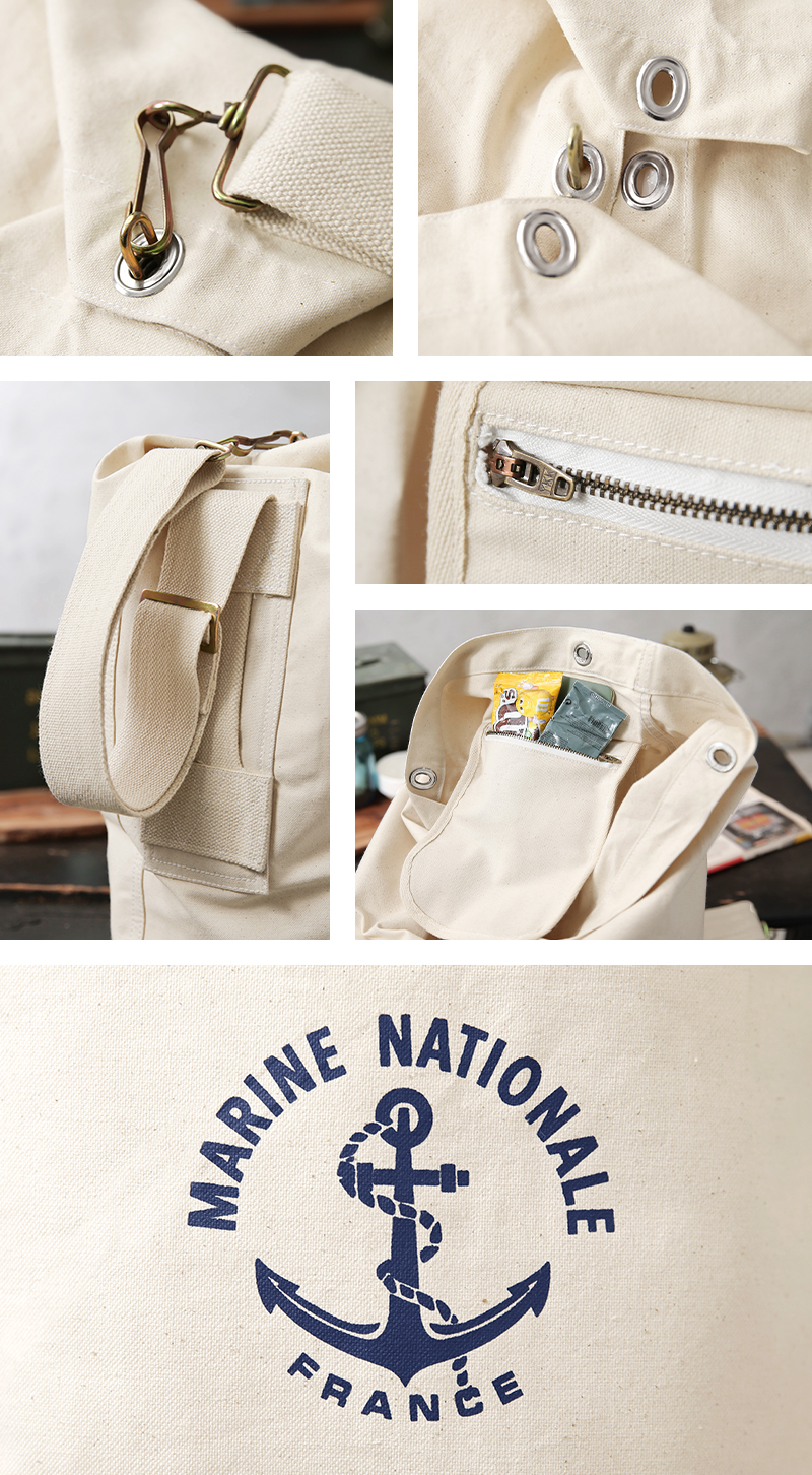 MILITARY（ミリタリー） 新品 フランス海軍 MARINE NATIONALE ダッフル