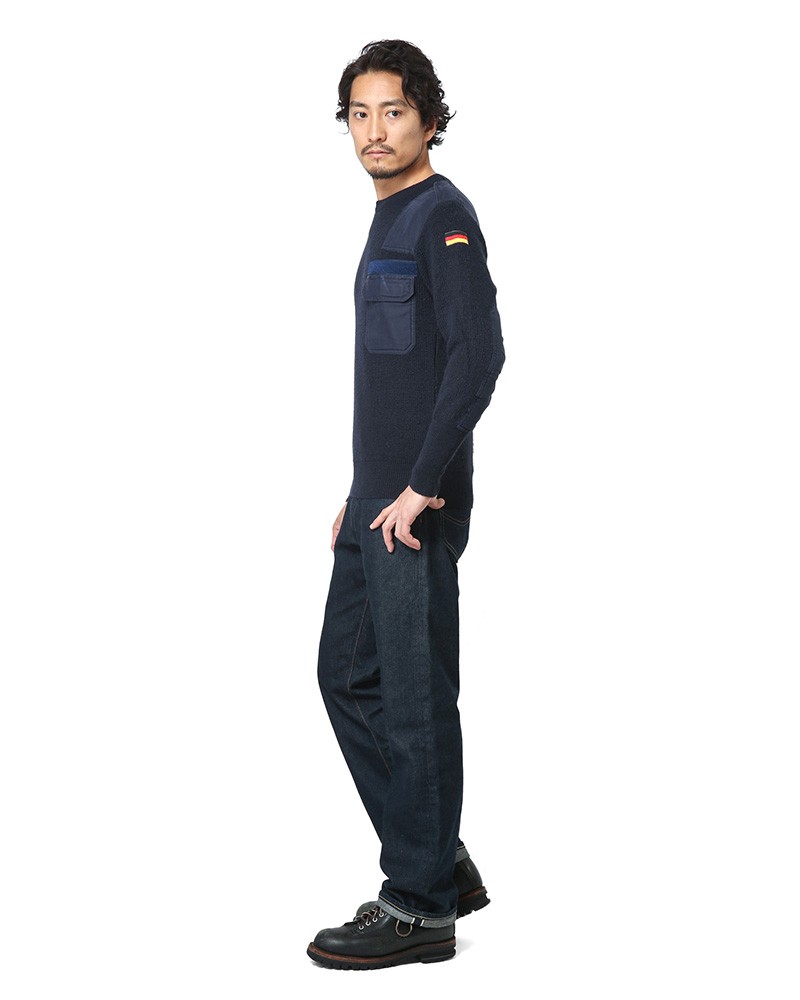 実物 ドイツ軍 BW コマンドセーター NAVY USED メンズ ニット