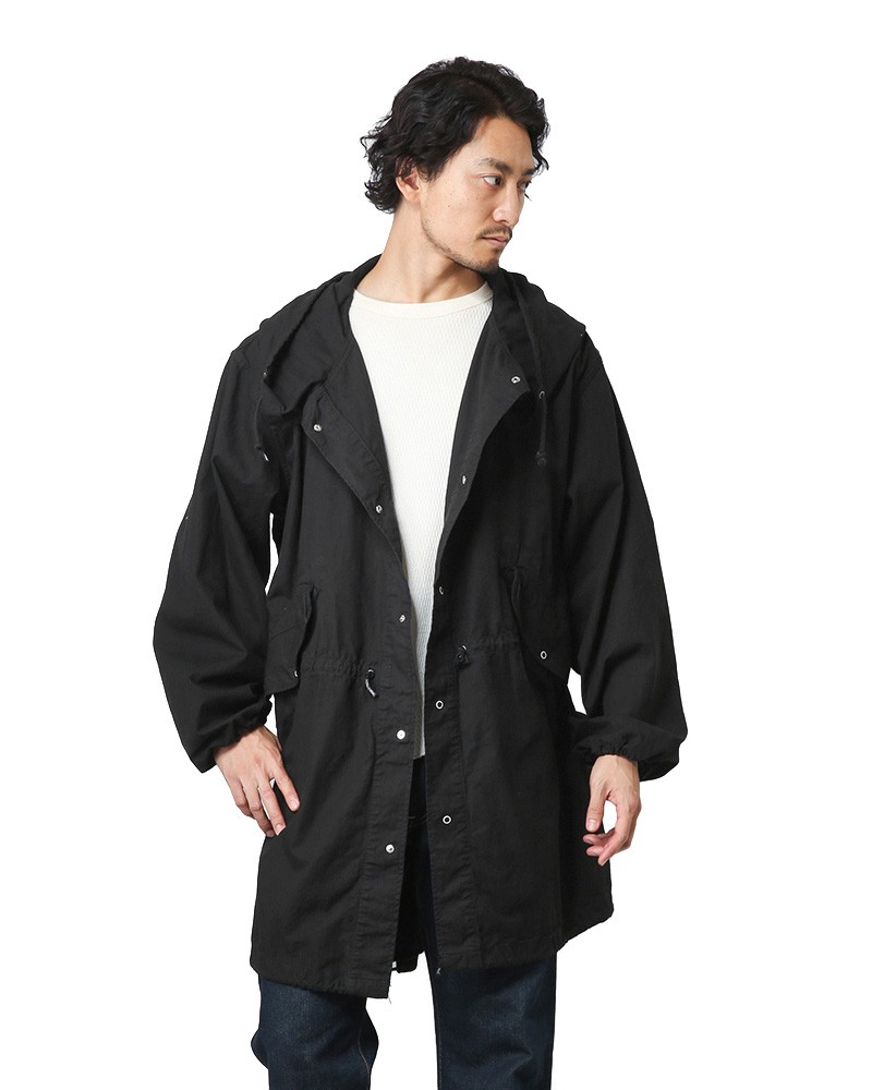 MILITARY 実物 新品 米軍 スノーカモ モッズコート コットン100