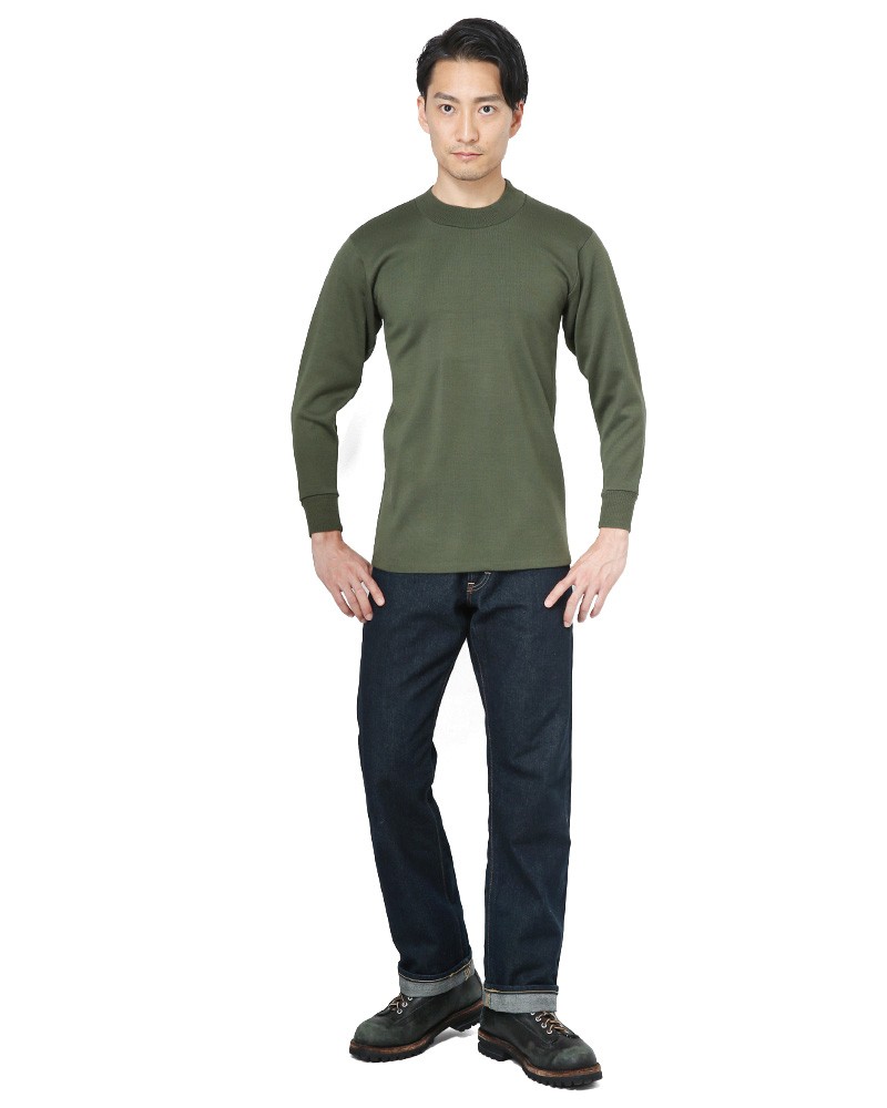 MILITARY（ミリタリー） 実物 ベルギー軍 スウェットシャツ OD USED