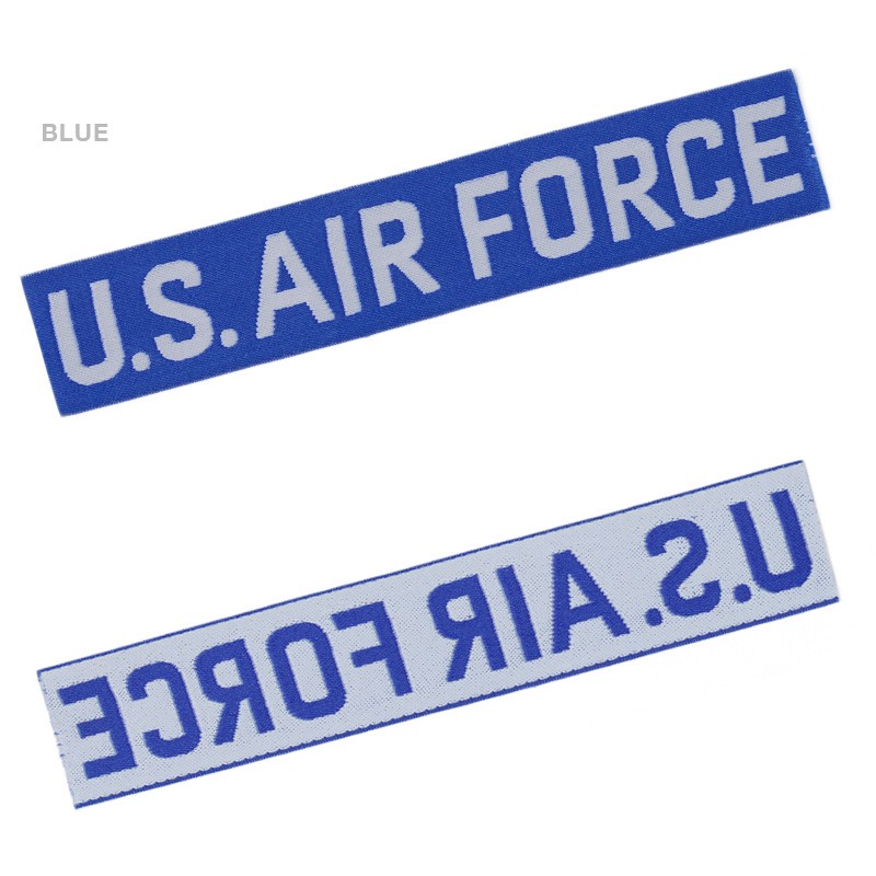 MILITARY 新品 米軍 U.S.AIR FORCE ネーム タブ パッチ