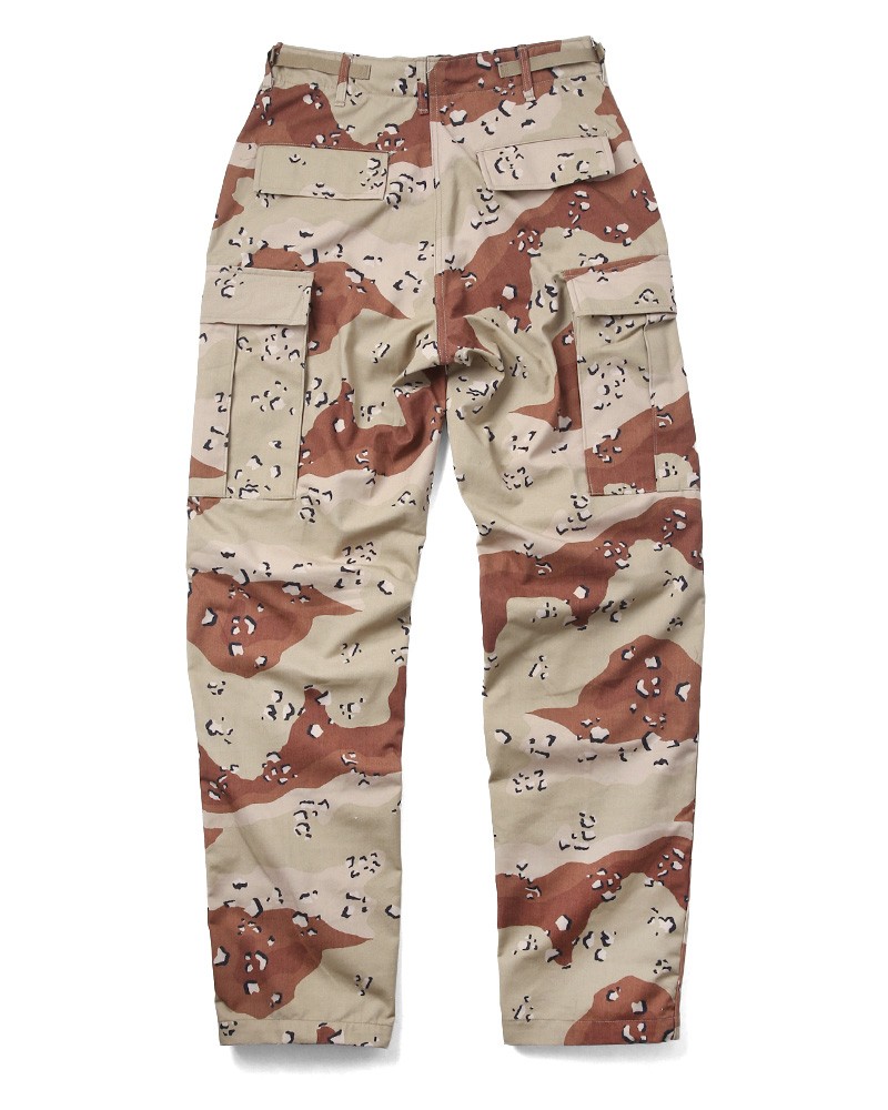 実物 新品 米軍 6Cデザート（チョコチップ）カモ BDUパンツ ミリタリー 