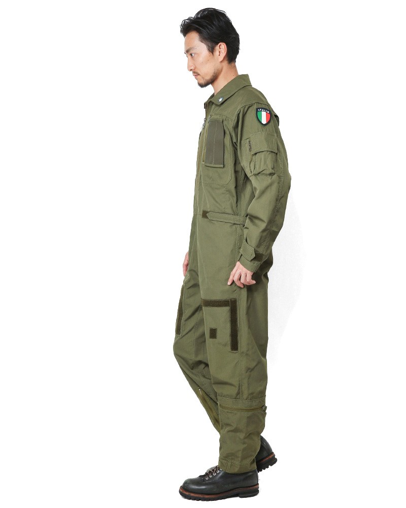 実物 新品 イタリア軍 ノーメックス フライトカバーオール（つなぎ