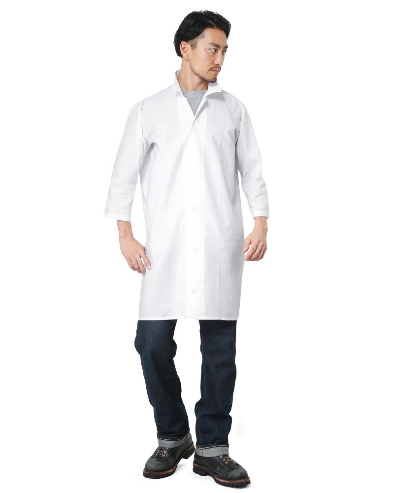 スウェーデン軍放出ワークコート ホワイト 未使用デットストック C179（L相当） 【北海道・沖縄・離島配送不可】 wip_18082306_2.jpg