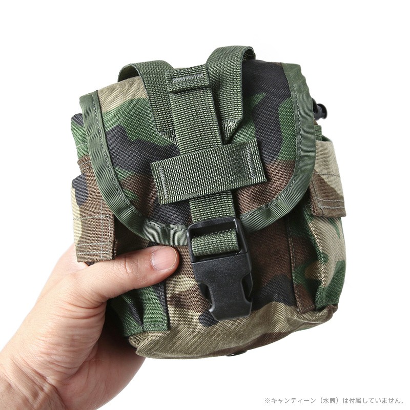 新品 米軍 MOLLE II CANTEEN GENERAL PURPOSE POUCH ウッドランド