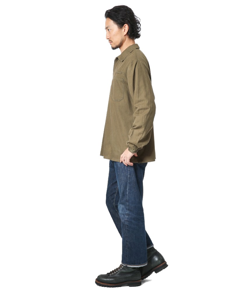 MILITARY 実物 USED チェコ軍 ブラウンヘリンボーン プル