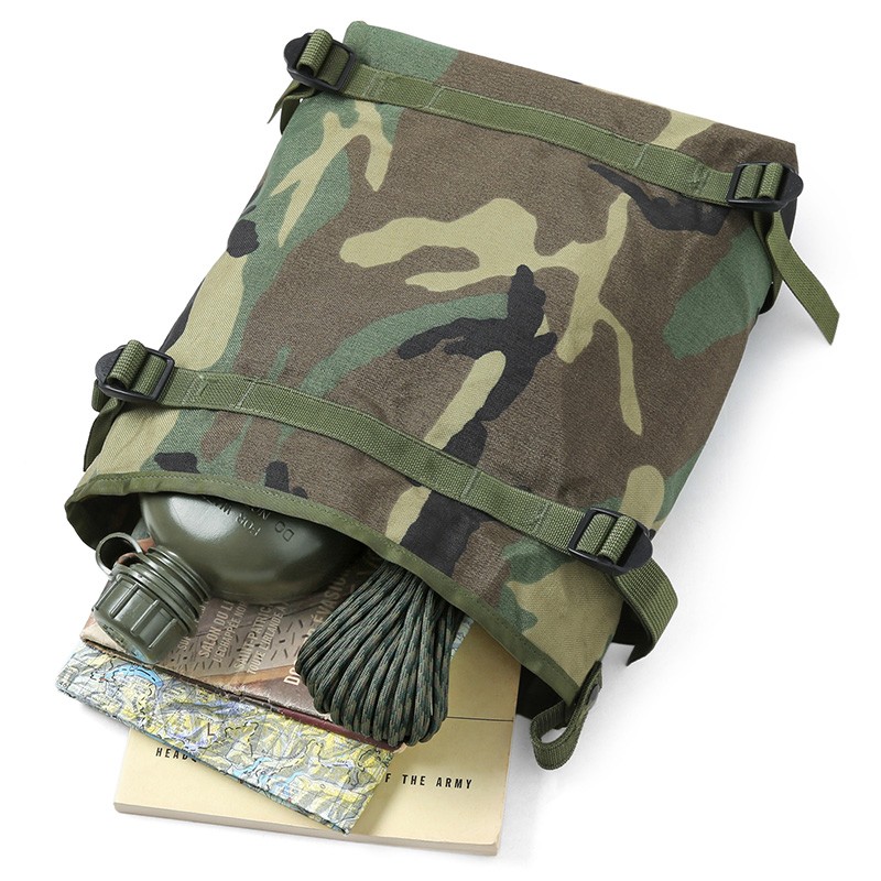 MILITARY 実物 新品 米軍 MOLLE II RADIO バッグ WOODLAND