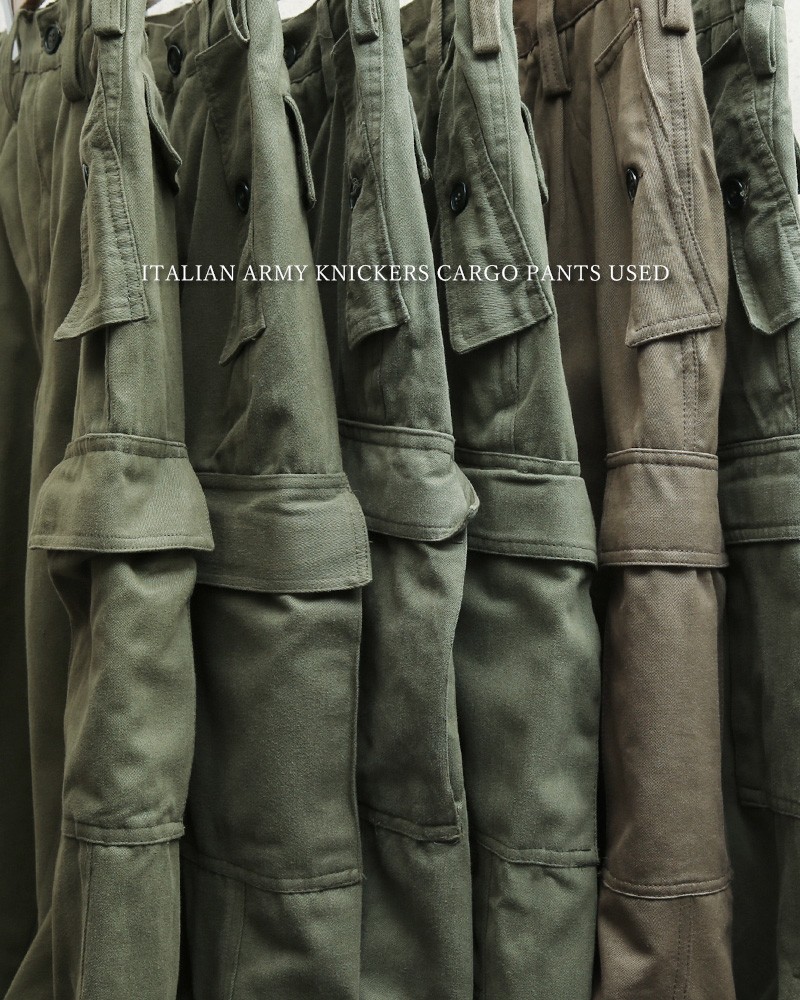 MILITARY 実物 USED イタリア軍 ニッカーズ カーゴパンツ メンズ