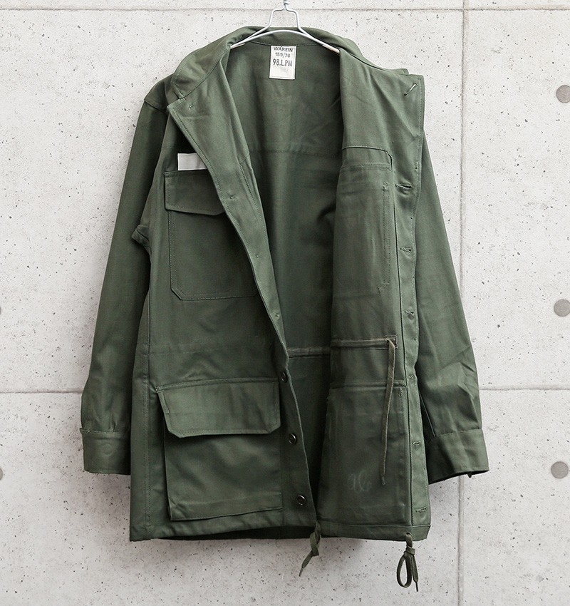 実物 新品 デッドストック フランス軍 AIR FORCE COMBAT フィールド ジャケット フライフロント ミリタリージャケット 軍服  放出品【クーポン対象外】【T】