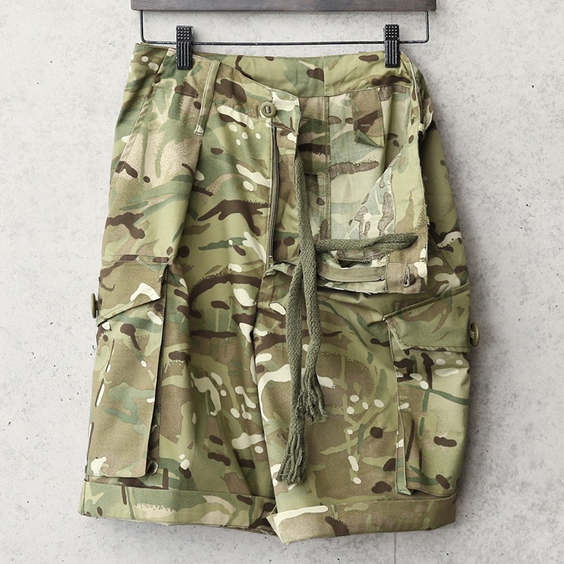 実物 新品 イギリス軍コンバットショートパンツ Multi Terrain Pattern（MTP） ミリタリーパンツ 軍パン ショーツ ハーフパンツ  軍服【クーポン対象外】【I】