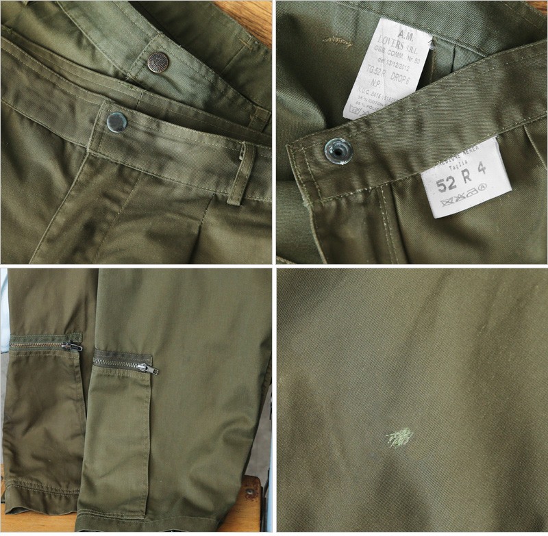 MILITARY 実物 USED イタリア軍 パラトルーパーパンツ 軍パン