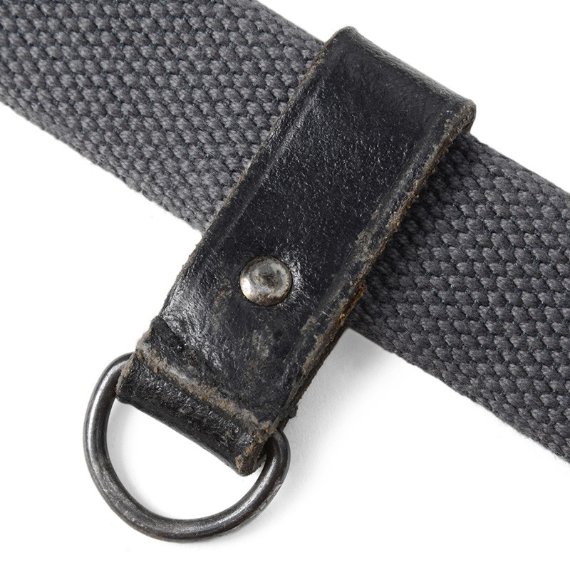 ベルトループ　キーリング　軍用品、軍事品、ミリタリー、ヴィンテージ MILITARY（ミリタリー） 実物 USED オーストリア軍 ブラックレザー D