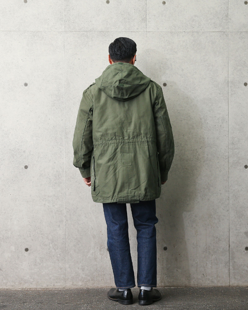 DENHAM TROUPER PARKA デニム生地モッズコート ライナー付き-