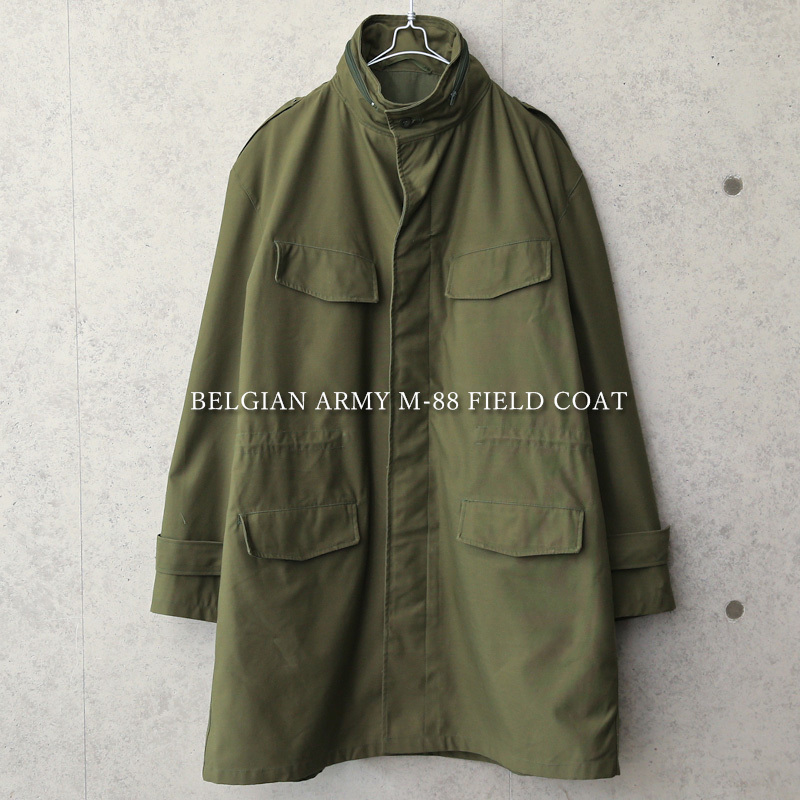 実物 USED ベルギー軍 M-88 フィールドコート メンズ ミリタリージャケット アウター ジャンバー 軍服 軍モノ ユーロビンテージ  放出品【クーポン対象外】【I】