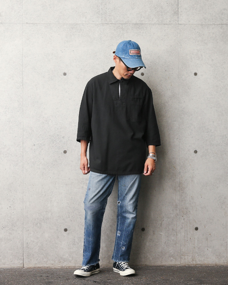 実物 新品 デッドストック チェコ軍 3/4 SLEEVE（七分袖）プルオーバー